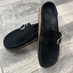 EUC Birkenstock Buckley Clog-black size 39